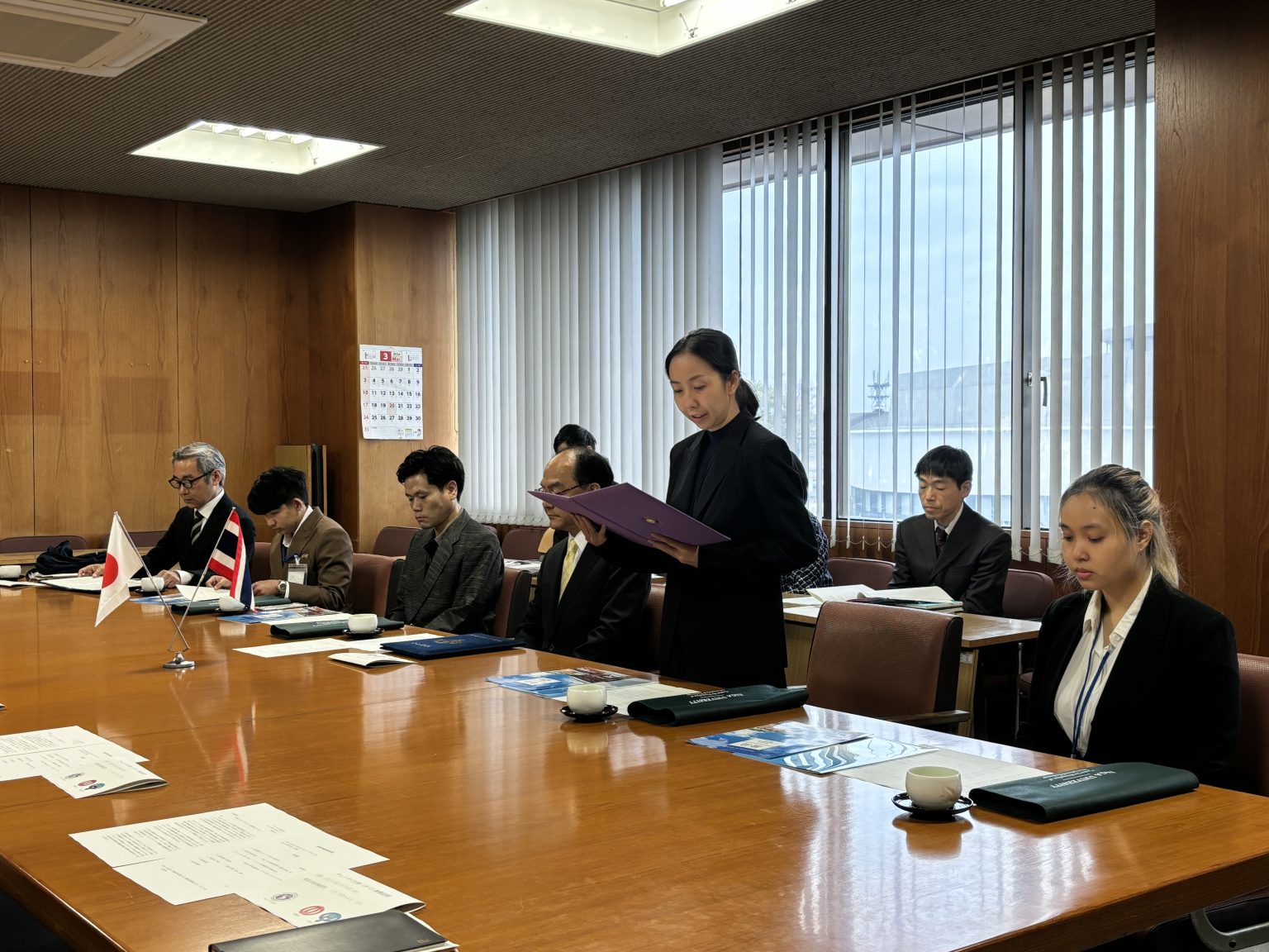 Courtesy Visit to Mayor MATSUO Katsutoshi by Acting Dean of the Faculty